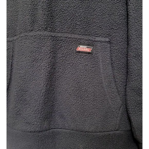 Dickies Gray Fleece Sherpa Hoodie Mens Size L 42-44 Pullover Workwear - Picture 3 of 7